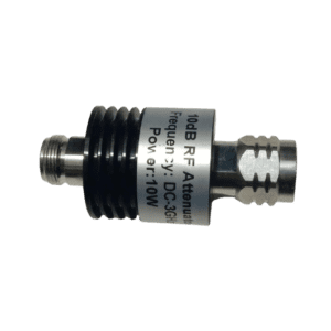 ATT 10DB 10W N M/F 3GHZ