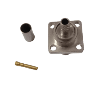 BNC F 4 HOLE LMR 200 CRIMP