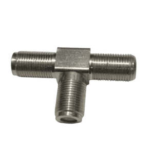 T TYPE F (F-F-F) ADAPTOR 3GHZ