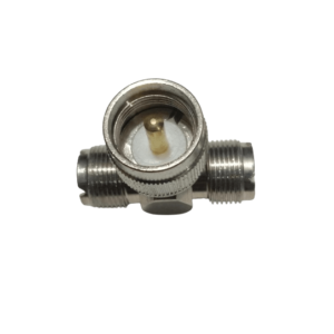T TYPE UHF (M-F-F) ADAPTOR 3GHZ