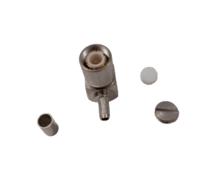 L9 Male Right Angle Connector, BT 3002 Crimp