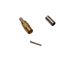 MCX Female Connector, LMR 100 Crimp
