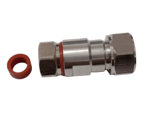 Mini DIN Male Connector for 1/2 inch SF Cable Clamp