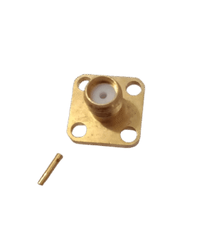 SMA Female 4-Hole Connector for RG.86 Cable Solder