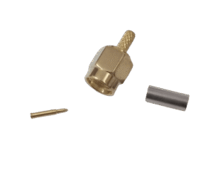 SMA Male Connector for LMR100 Cable Crimp
