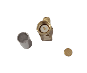 SMA Male Right Angle Connector for LMR200 Cable Crimp