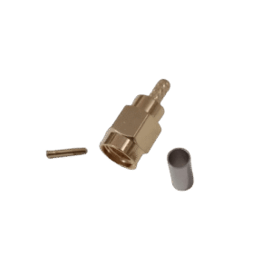 SMA Male Reverse Polarity Connector for LMR100 Cable Crimp