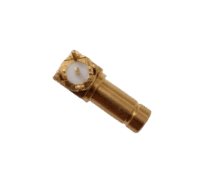 SMZ Male Right Angle Connector, PCB Mount, Solder