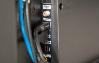 black and blue coated wires